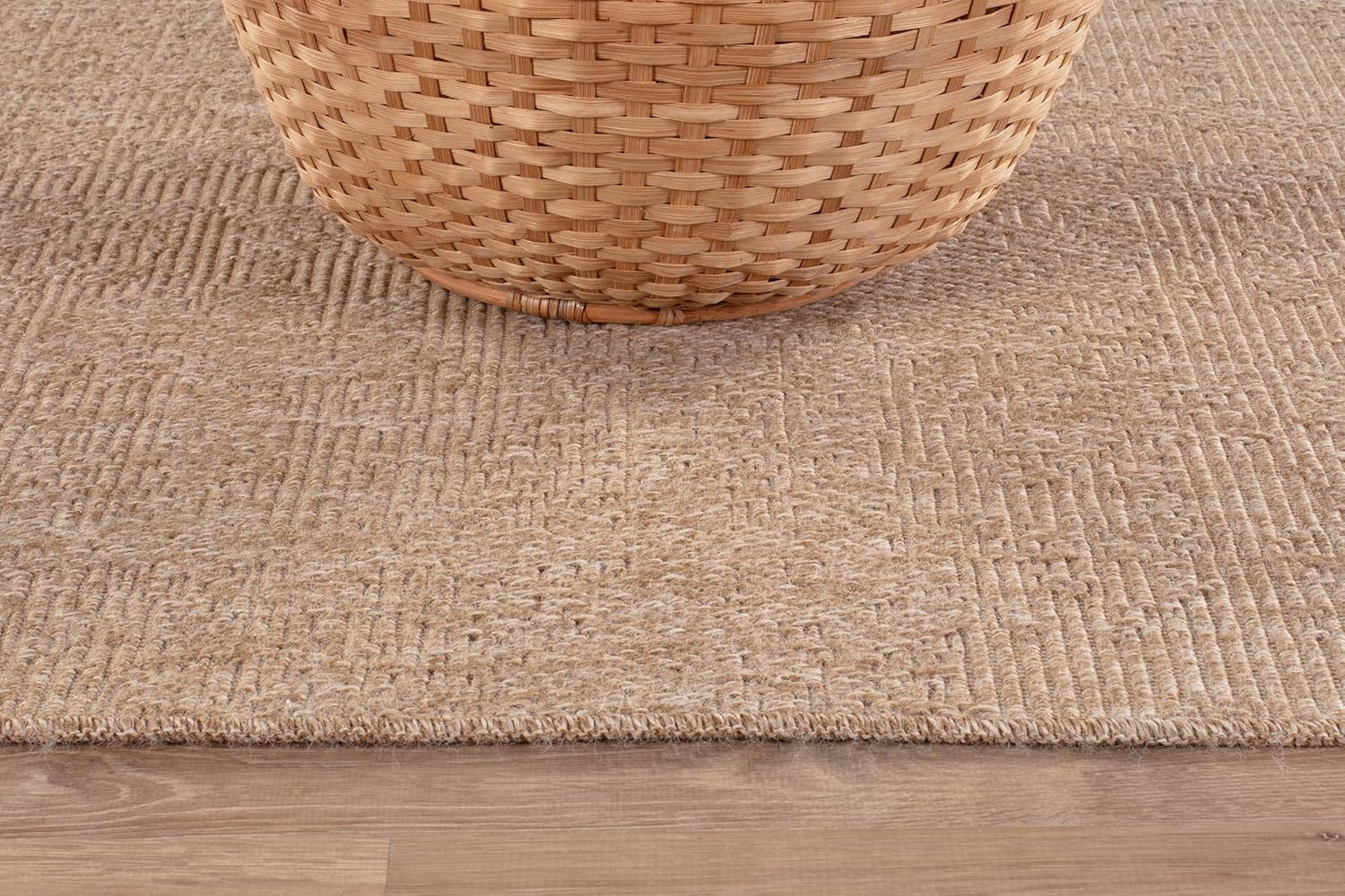 Washable Jute Rug 2x7 Natural Farmhouse Boho Design