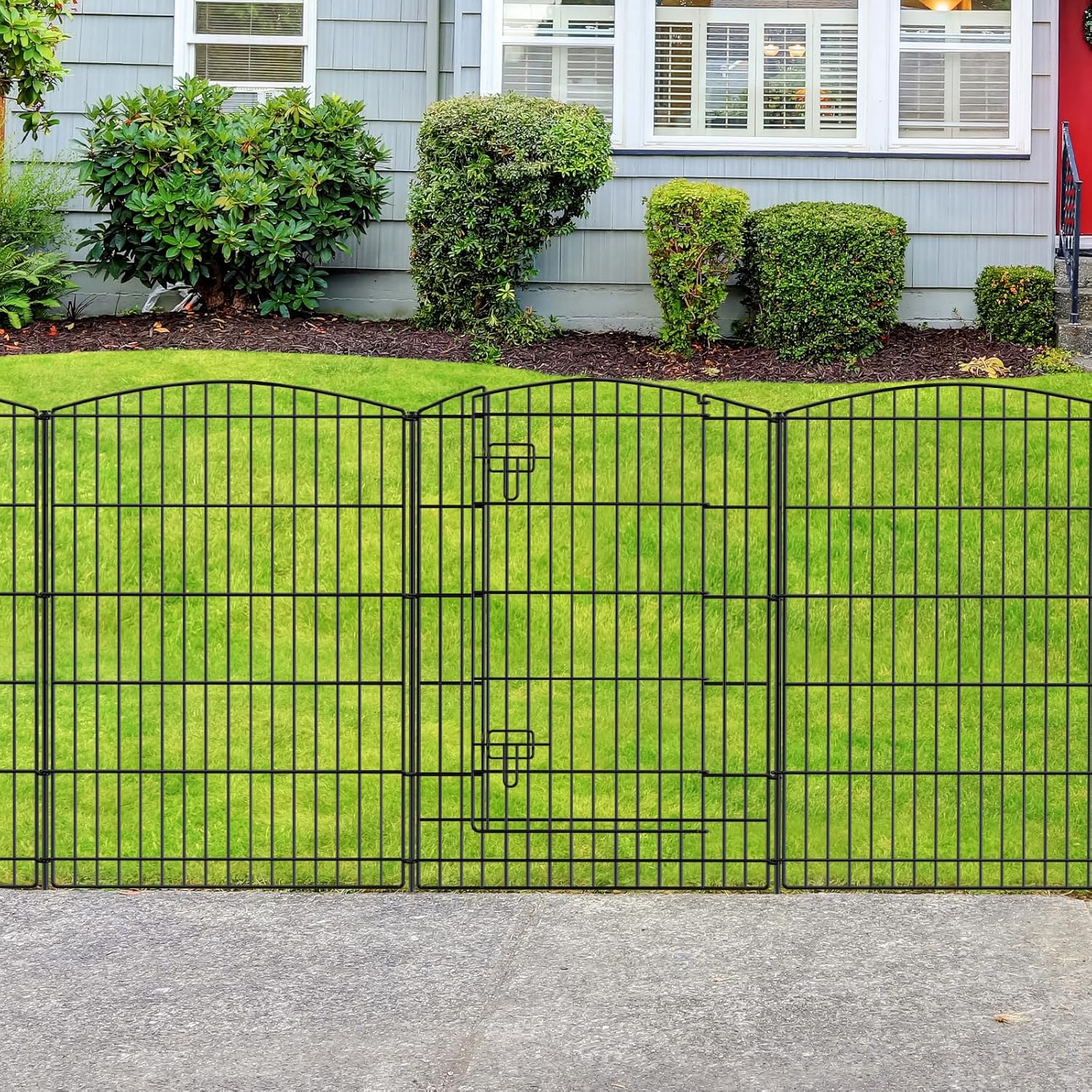 INJOPEXI Decorative Garden Fence 26ft x 36in