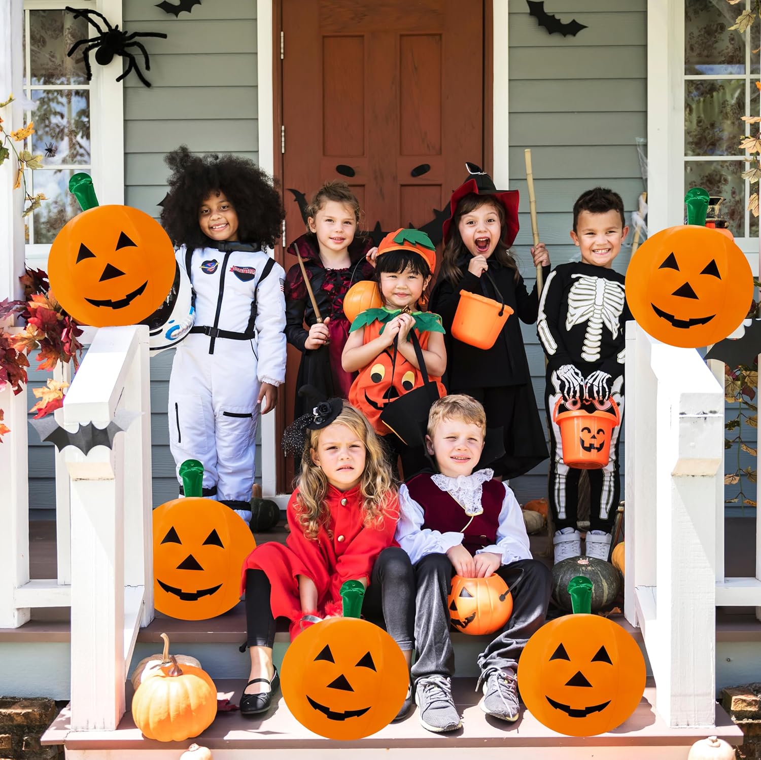 Halloween Pumpkin Inflatable Decorations 3-Pack