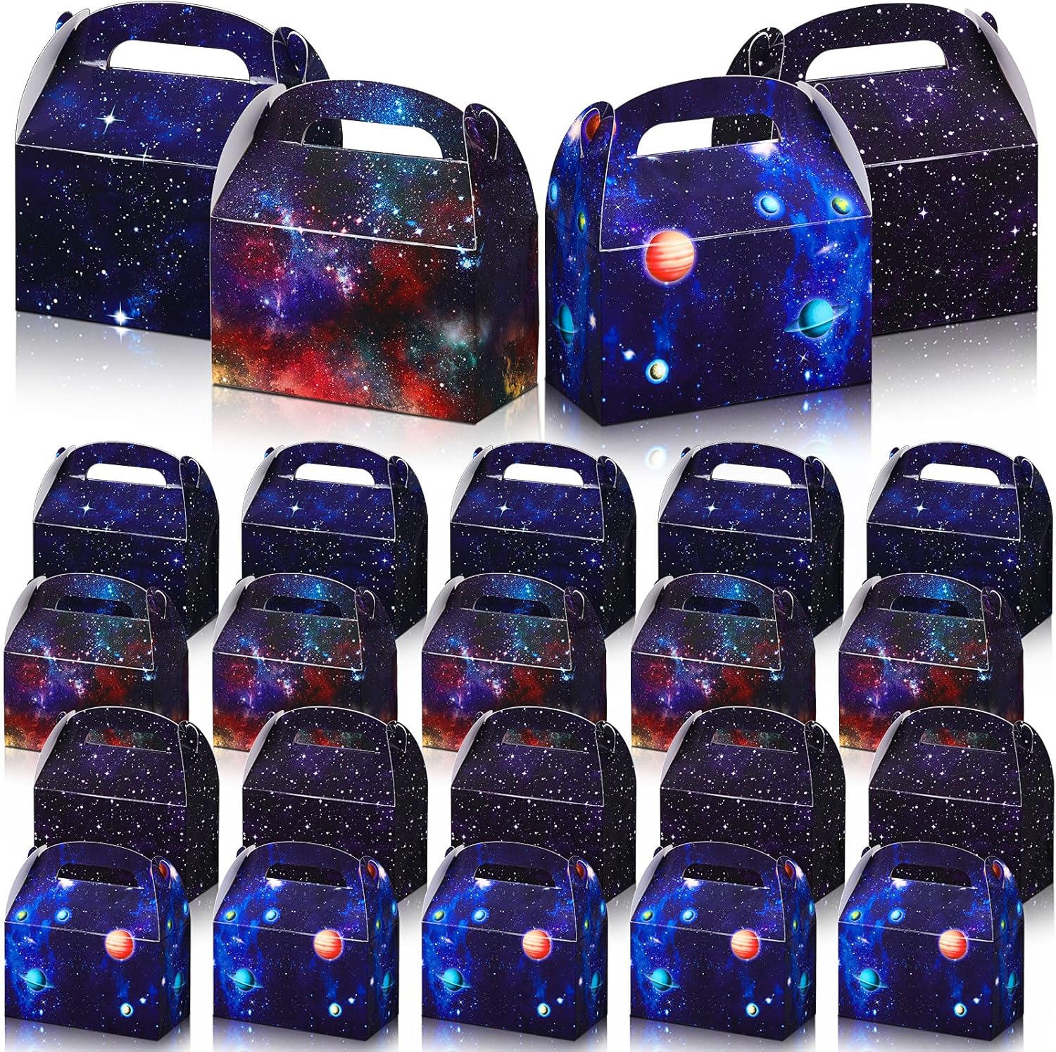 Nezyo Galaxy Space Gift Boxes 24 Pcs 48x24x52 Inches